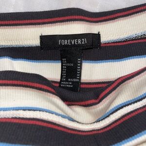 Tube top stripped & multicolored